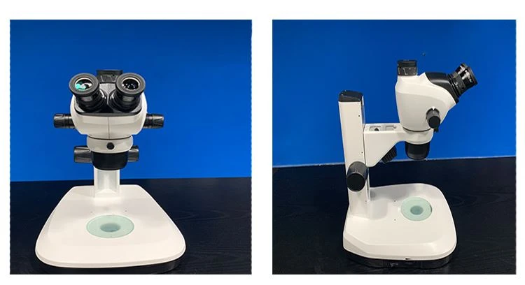 China SZ680T2LTrinocular Stereo Microscope Zoom With LED Light