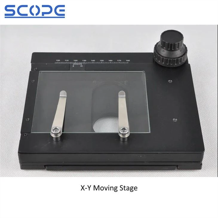 X-Y moving stage zoom stereo dissecting microscope